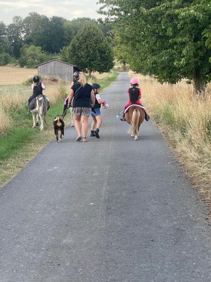 Fewo Im Reit- Und Ponyparadies Roos Halle  Esterno foto