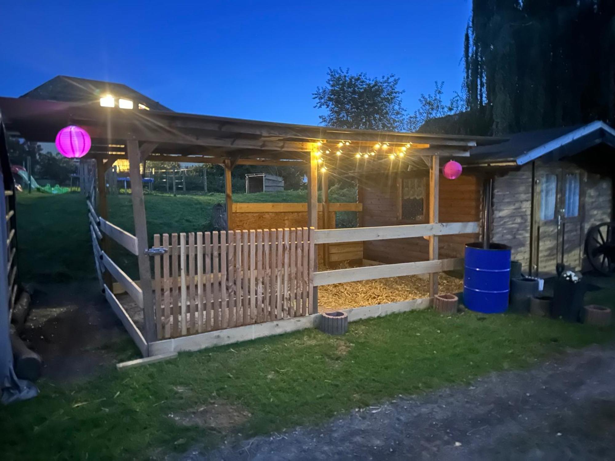 Fewo Im Reit- Und Ponyparadies Roos Halle  Esterno foto